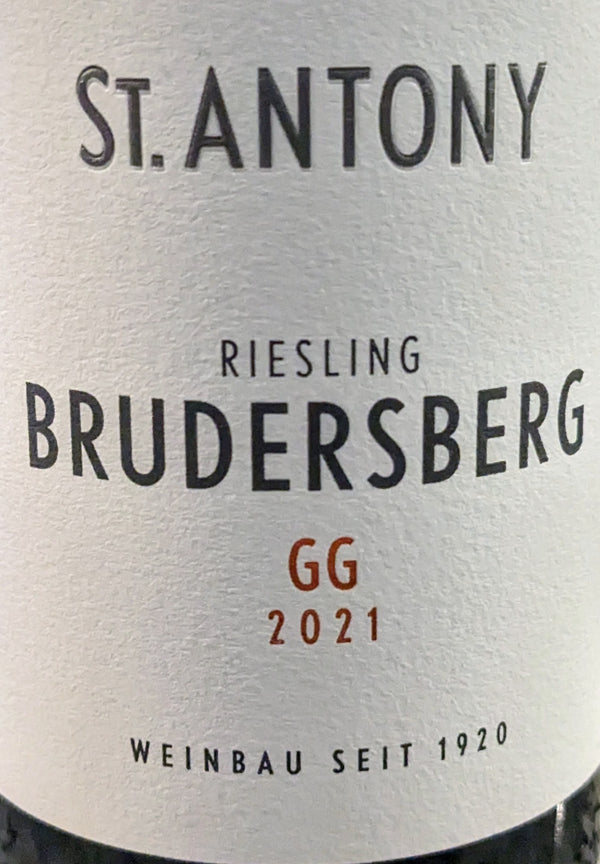 St. Antony Riesling Nierstein Brudersberg Grand Cru, 2021