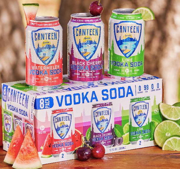 Canteen Vodka Soda Classic Variety 8pk The Wise Old Dog