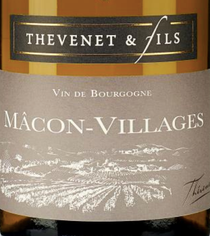 Domaine Thévenet et Fils Mâcon-Villages Blanc, 2022