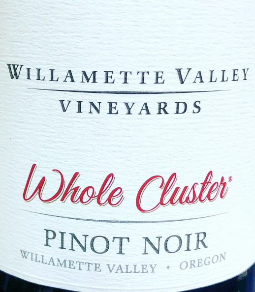 Willamette Valley Vineyards "Whole Cluster" Pinot Noir