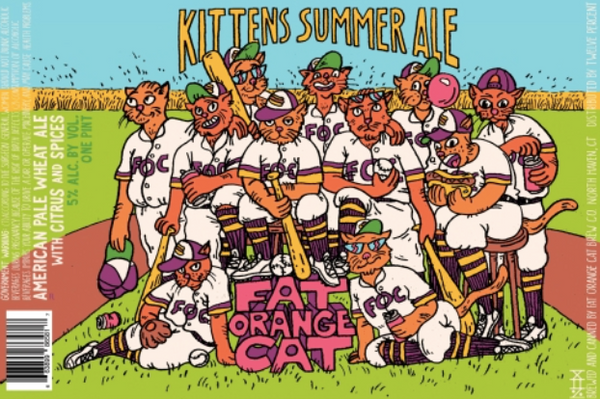 Fat Orange Cat "Kittens Summer Ale" Wheat Ale