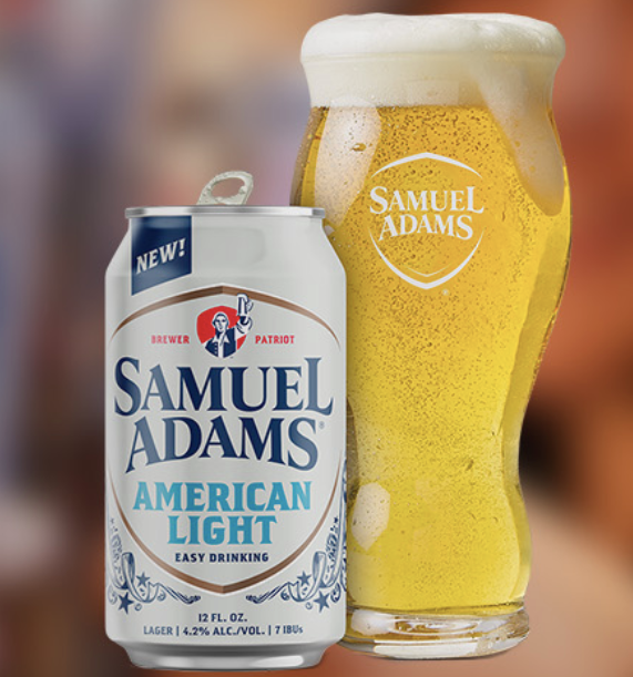 Samuel Adams Brewing 'American Light' Lager