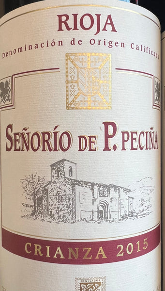 Senorio de P. Pecina Tinto Rioja Crianza, 2015
