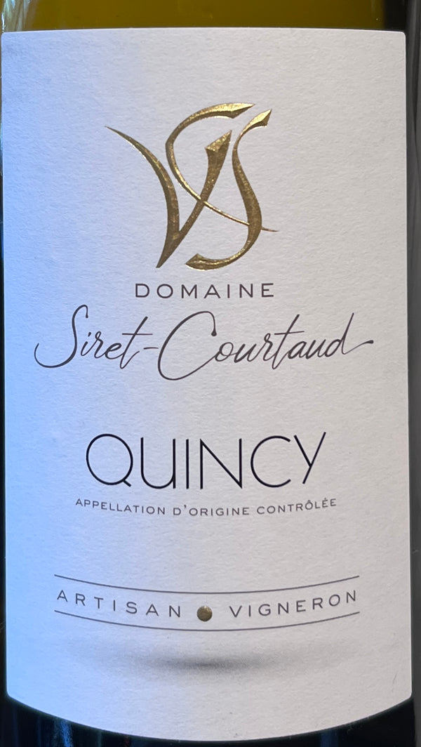 Domaine Siret-Courtand Quincy Blanc, 2022