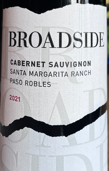 Broadside Margarita Vineyard Cabernet Sauvignon Paso Robles, 2021