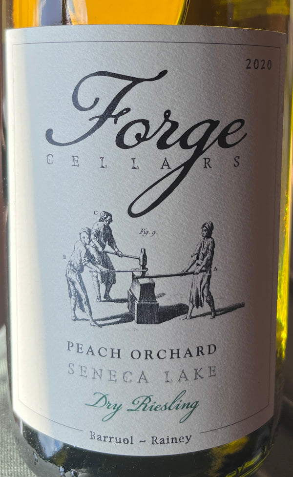 Forge Cellars "Peach Orchard" Dry Riesling Seneca Lake, 2020