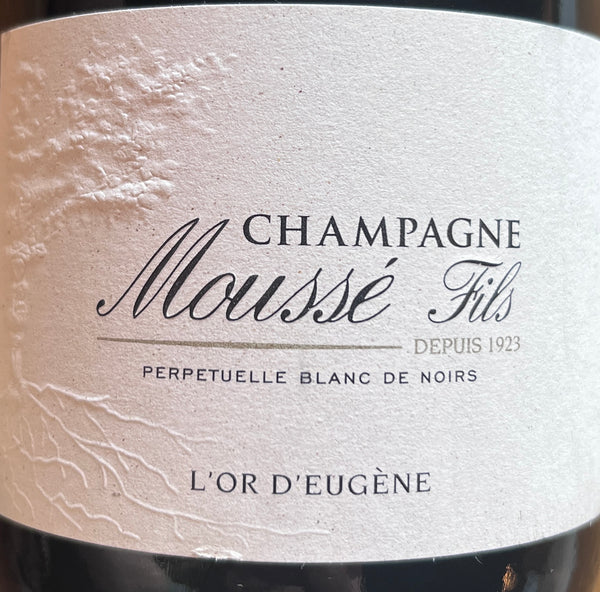 Moussé Fils Champagne Brut "Perpetuelle Blanc de Noirs" L'Or d'Eugéne, NV