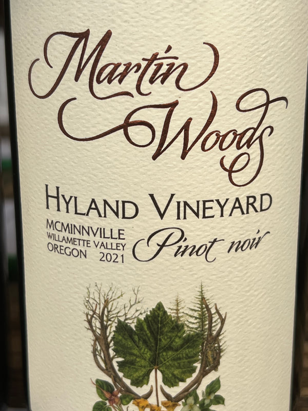 Martin Woods Hyland Vineyard Pinot Noir Willamette Valley, 2021