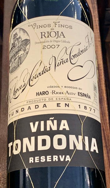 Lopez de Heredia Viña Tondonia Rioja Reserva
