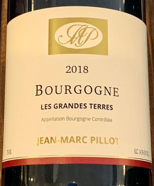 Jean-Marc Pillot "Les Grandes Terres" Bourgogne Rouge, 2018