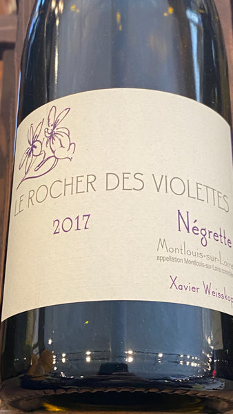 Le Rocher des Violettes "La Négrette" Montlouis-sur-Loire Sec, 2018