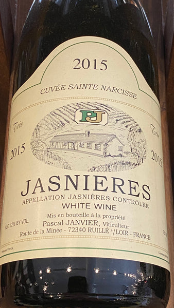 Pascal Janvier Jasnieres Cuvée Sainte Narcisse Chenin Blanc, 2015