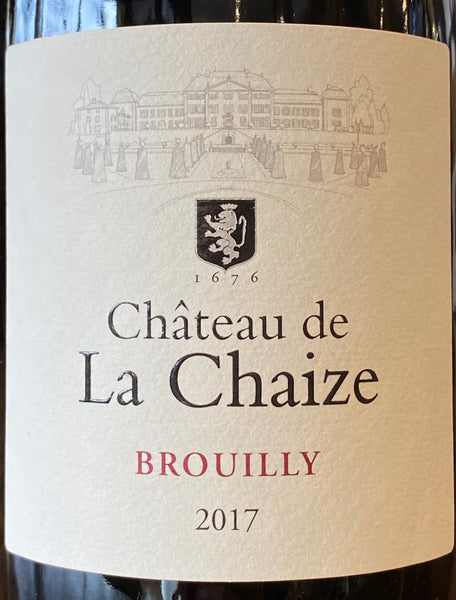 Chateau de la Chaize Brouilly, 2017