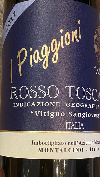 Mocali "I Piaggioni" Rosso Toscana IGP, 2018