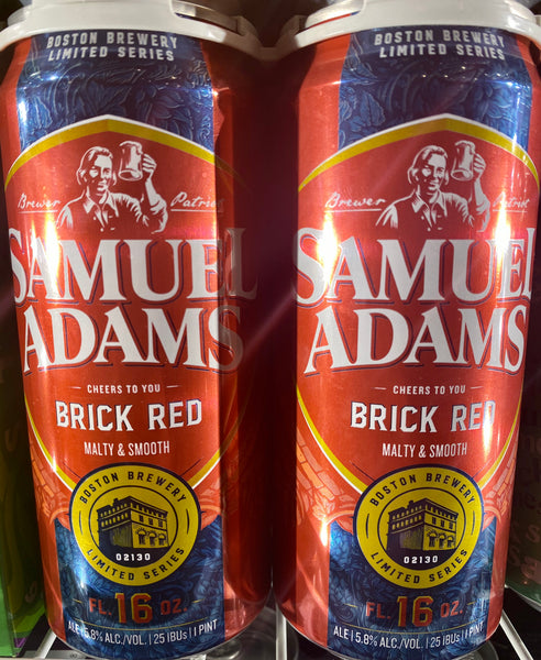 Samuel Adams Brewing "Brick Red" Ale