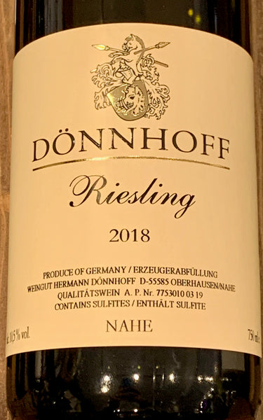 Donnhoff Estate Riesling, 2019