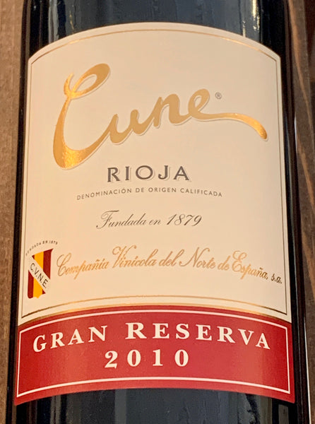 Cune Gran Reserva Rioja, 2010