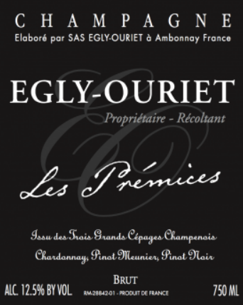Egly-Ouriet Champagne "Les Premices" Brut, NV