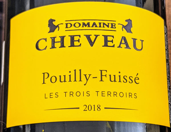 Domaine Cheveau "Les Trois Terroirs" Pouilly Fuissé, 2019
