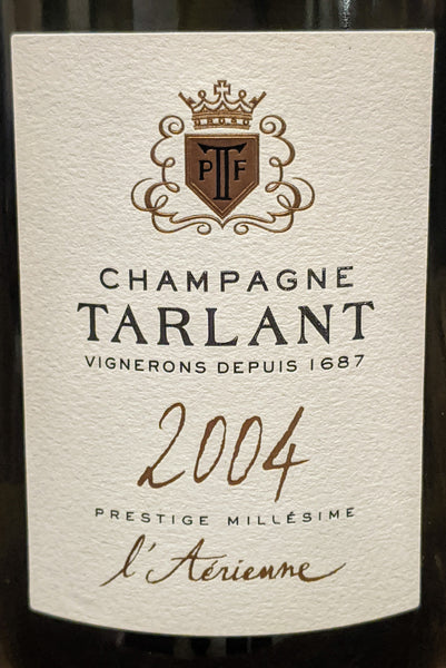 Tarlant Prestige Millésime "l'Aérienne" Champagne Brut Nature, 2004