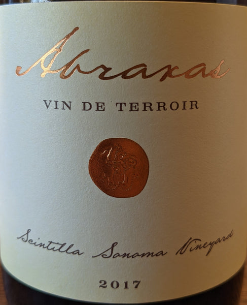 Robert Sinskey Abraxas Vin de Terroir "Scintilla Sonoma Vineyard" Carneros, 2017