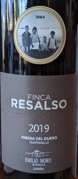 Bodegas Emilio Moro "Finca Resalso" Ribera del Duero Tempranillo, 2019