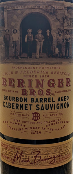 Beringer Bros. Bourbon Barrel Aged Cabernet Sauvignon, 2018