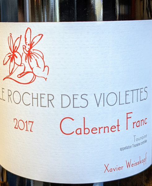 Le Rocher des Violettes Touraine Cabernet Franc, 2017