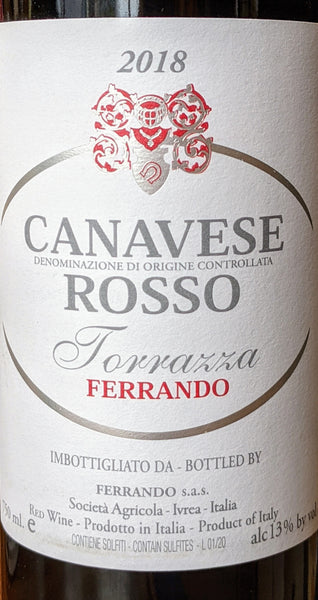 Luigi Ferrando Canavese Rosso DOC, 2019