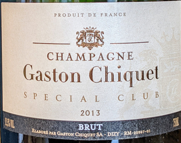 Gaston Chiquet Special Club Millésimé Champagne Brut, 2013