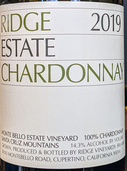 Ridge Vineyards Estate Chardonnay