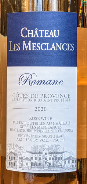 Les Mesclances "Romane" Côtes de Provence Rosé, 2022