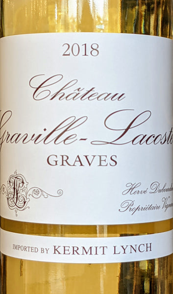 Chateau Graville-Lacoste Graves Blanc, 2018