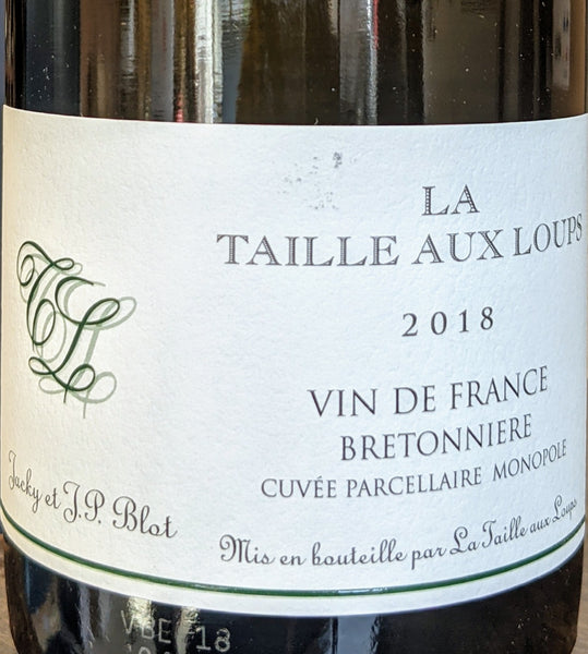 Domaine de la Taille Aux Loups "Clos de la Bretonniere"  Vin de France Vouvray, 2018