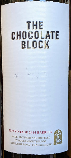 Boekenhoutskloof "The Chocolate Block" Red Blend Franschhoek, 2019