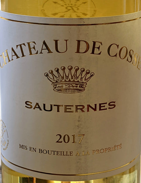 Chateau De Cosse Sauternes, 2018 (375ml)
