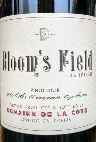 Domaine de la Côte "Bloom's Field" Pinot Noir Sta. Rita Hills, 2020