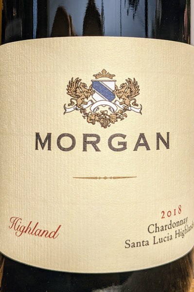 Morgan Winery 'Highland' Chardonnay Santa Lucia Highlands, 2019