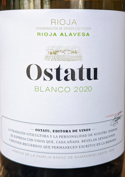 Bodega Ostatu Blanco Rioja Alavesa, 2022
