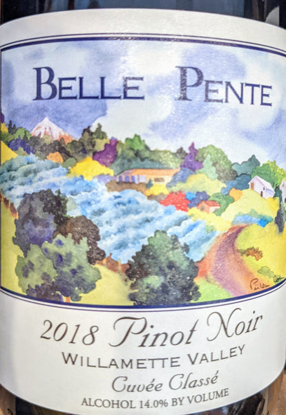Belle Pente "Cuvée Classé" Pinot Noir Willamette Valley, 2018