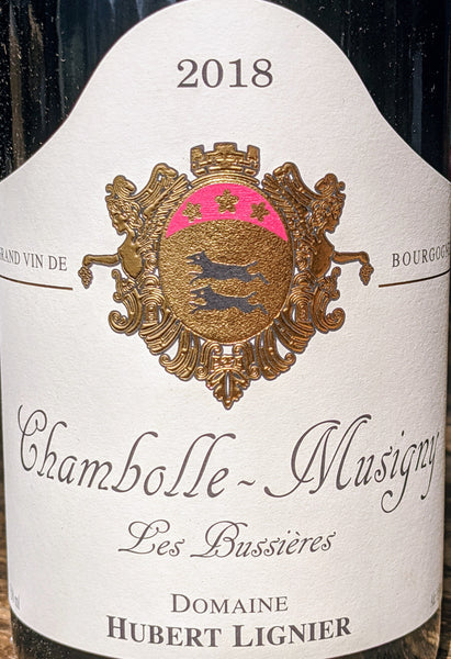 Domaine Hubert Lignier "Les Bussières" Chambolle-Musigny, 2018