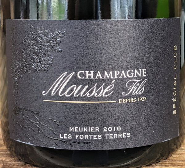 Moussé Fils "Les Fortes Terres" Special Club Meunier Champagne Brut, 2018
