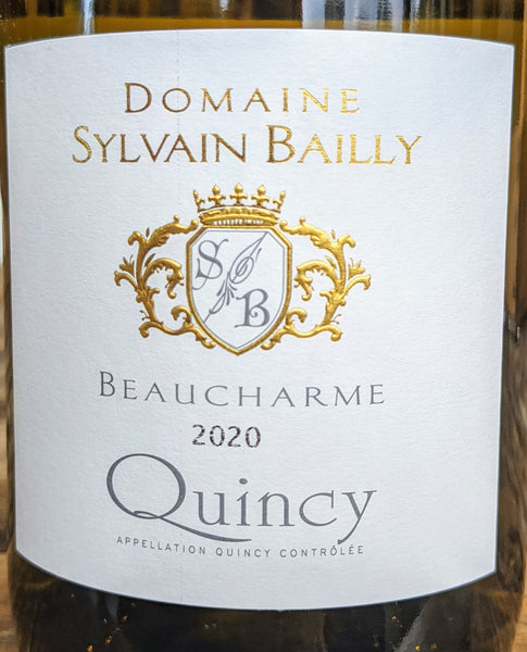 Domaine Sylvain Bailly "Beaucharme" Quincy, 2020