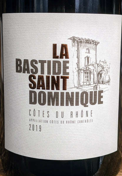 La Bastide Saint Dominique Cotes Du Rhone Rouge, 2019