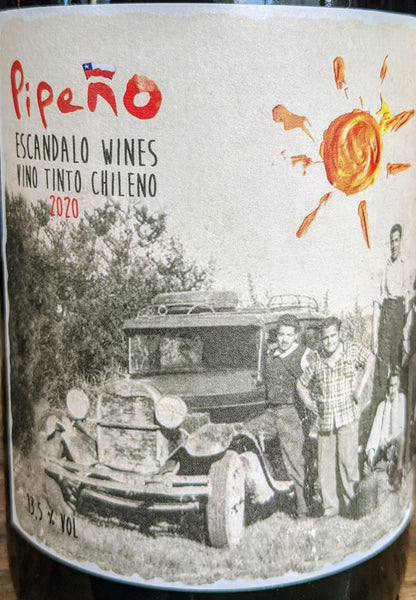 Escándalo Pipeño Vino Tinto Chile 2020