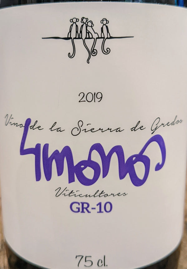 4 Monos Viticultores "GR 10" Tinto Vino de Sierra Madrid, 2021