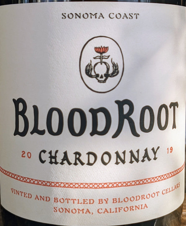 BloodRoot Chardonnay Sonoma Coast, 2019