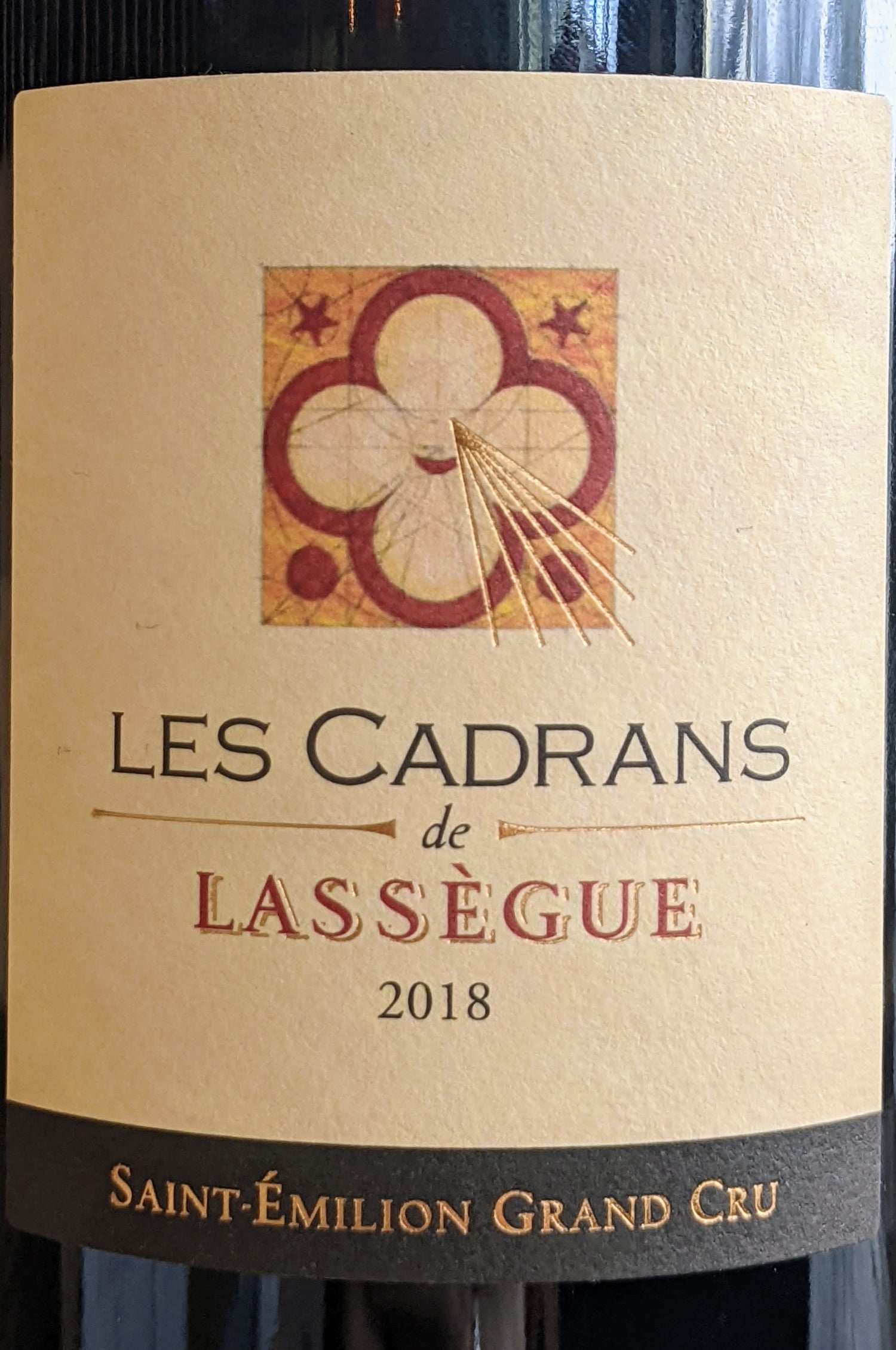 Château Lassègue 'Les Cadrans de Lassègue' Saint-Emilion Grand Cru, 2018