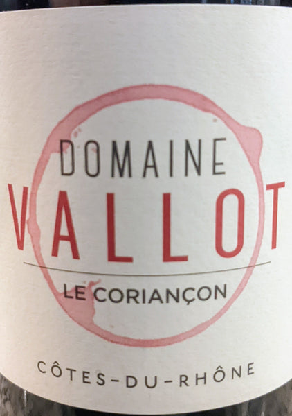 Domaine Vallot "Le Coriançon" Côtes du Rhône