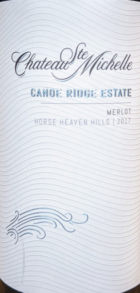 Château Ste. Michelle Canoe Ridge Estate Merlot Horse Heaven Hills, 2017